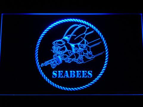 US Navy Seabees LED Neon Sign